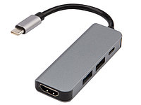 Rexant USB Type-C - 1xHDMI/2xUSB 3.0 PD/1xUSB Type-C 18-4151