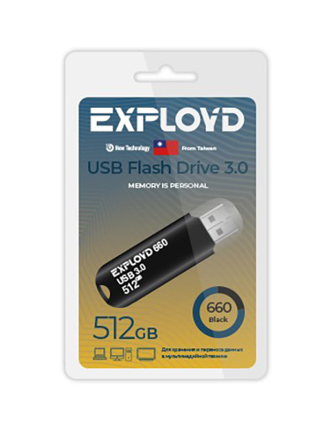 512Gb - Exployd 660 3.0 EX-512GB-660-Black