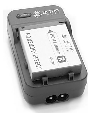 Зарядное устройство для аккумуляторов AcmePower CH-P1640-ENEL12+авто адаптер - фото 1 - id-p184783804