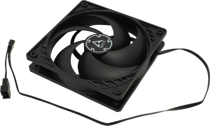 Arctic ACFAN00120A P12 PWM PST black/black (4пин, 120x120x25мм, 200-1800об/мин)