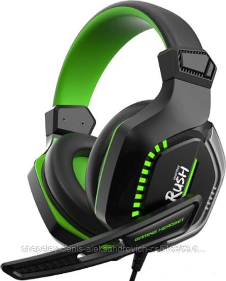 Игровая гарнитура SmartBuy RUSH CRUSH'EM SBHG-9640 черно-зеленая