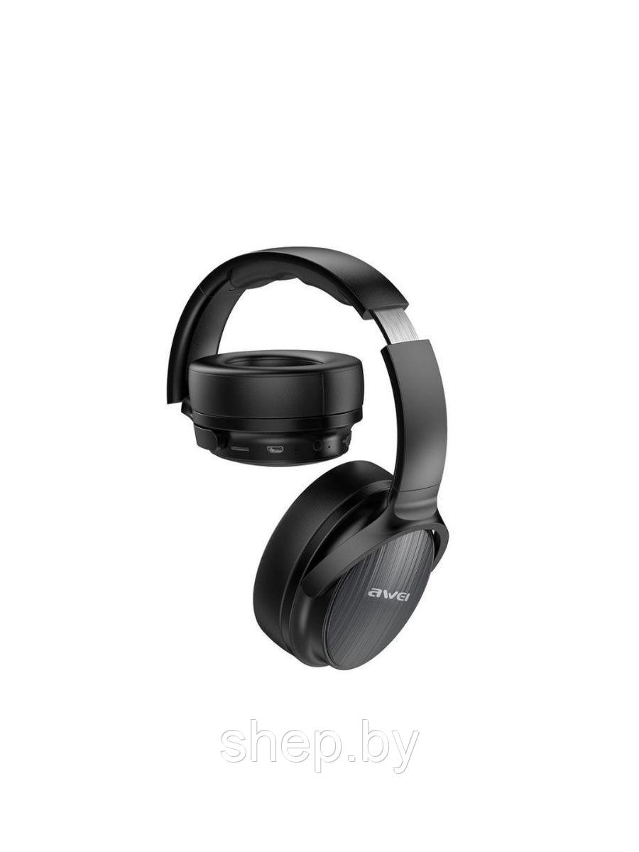 Bluetooth стерео-наушники Awei A780BL (Bluetooth, AUX, MP3, Mic) Черные - фото 5 - id-p184785736
