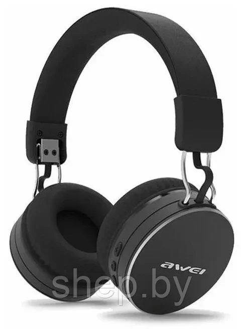 Bluetooth стерео-наушники Awei A790 BL (Bluetooth, AUX, MP3, Mic) Черные - фото 1 - id-p184785770