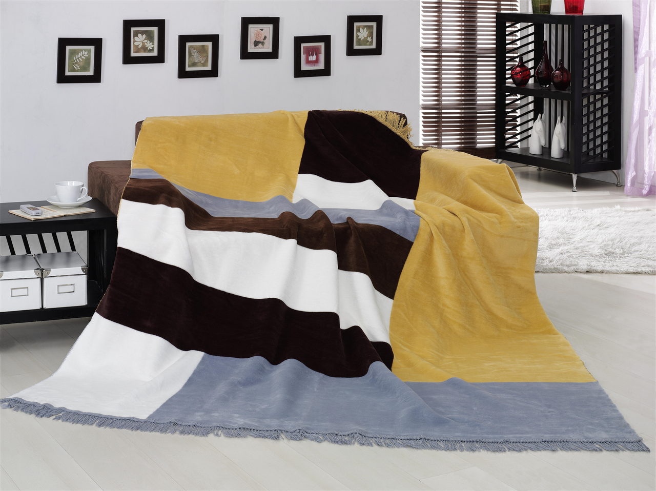 Покрывало-плед «SOFT KOMFORT» 180х220 арт. PS165A