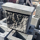 Блоки для столба забора декоративные «Рваный камень», фото 6