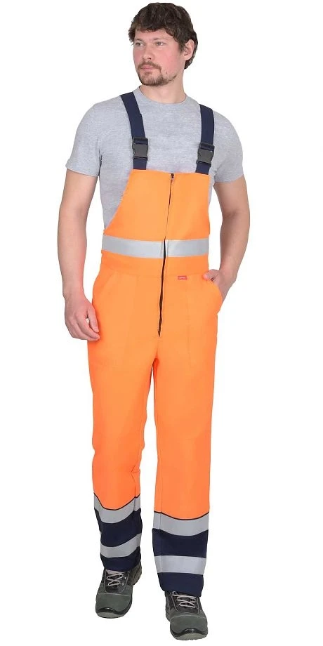 Костюм "Терминал-3-РОСС" куртка, п/к оранжевая с темно-синим - фото 5 - id-p184802576