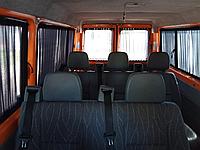 Шторки MERCEDES SPRINTER 313, средняя база, 1995-2006, чёрные