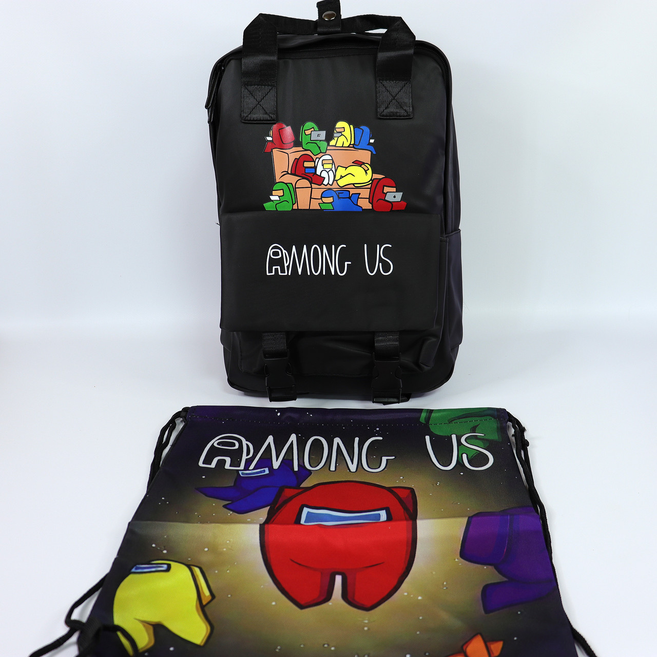Школьный рюкзак + сумка для обуви Among Us (амонг ас)