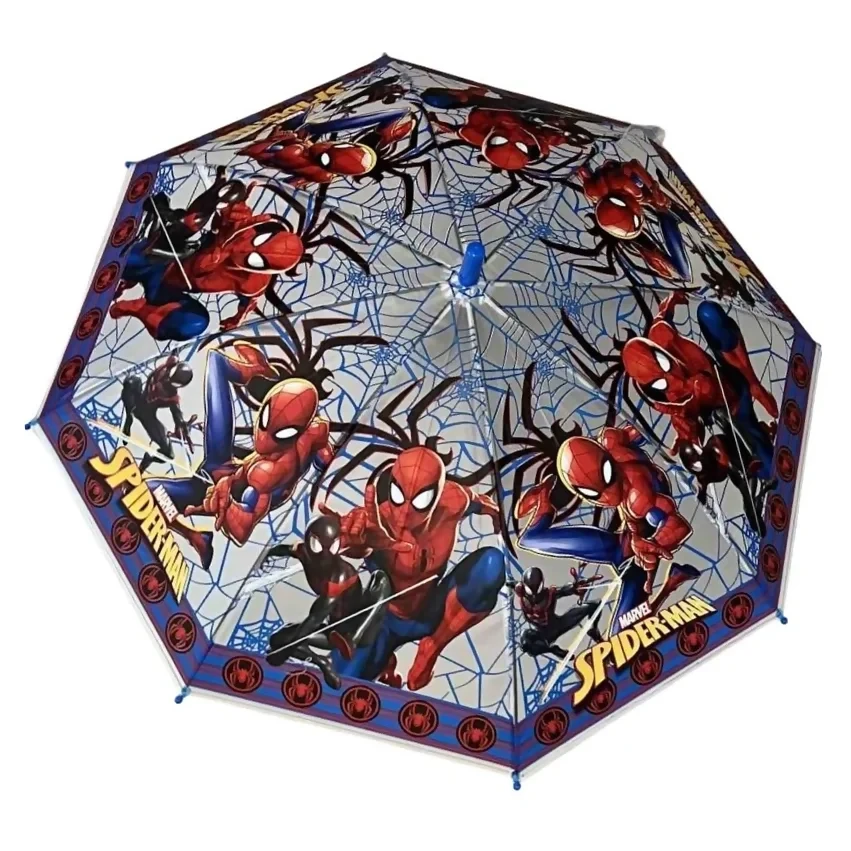 Детский зонт прозрачный Человек-паук - фото 2 - id-p184775240