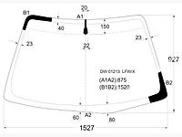 Стекло лобовое в клей chrysler sebring 2d coupe (95-00). Новое. Пр-во Китай XYG.