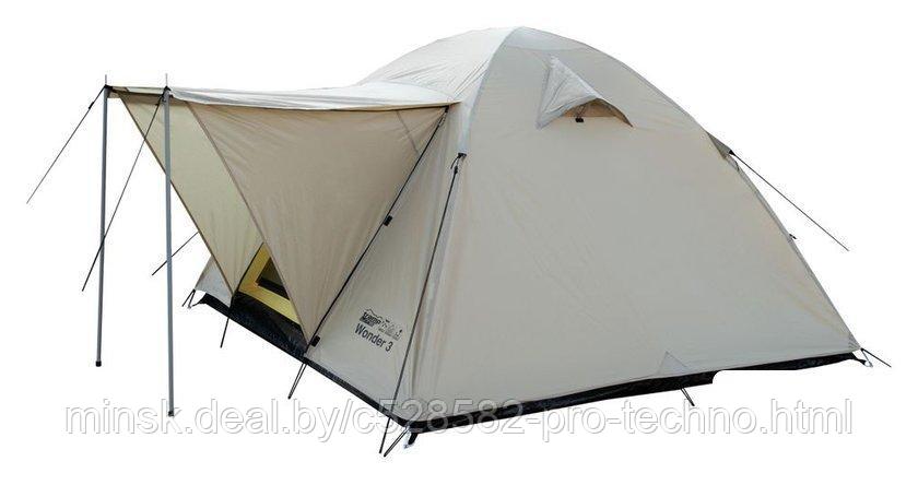 Треккинговая палатка Tramp Lite Wonder 3 (песочный)