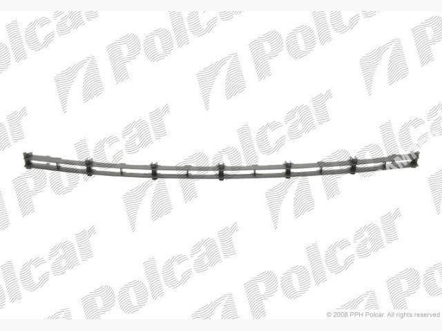 Передняя верхняя черная решетка в бампере Opel ASTRA G 1998-2009 Новая! - фото 1 - id-p184810746
