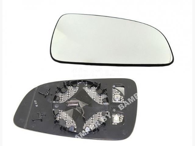 Внешнее правое стекло зеркала, выпуклое, хромированное, обогрев Opel ASTRA H 2003-2007 Новое! - фото 1 - id-p184811507