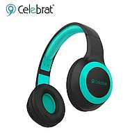 Беспроводные наушники / Bluetooth гарнитура / CELEBRAT A23 (беспроводные басовые наушники) Бирюзовый