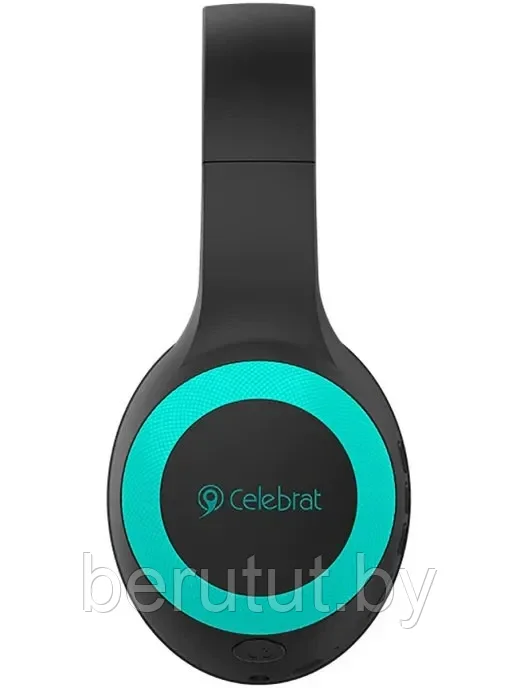 Беспроводные наушники / Bluetooth гарнитура / CELEBRAT A23 (беспроводные басовые наушники) Бирюзовый - фото 2 - id-p184811835