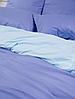 Постельное белье «Ночь Нежна» Василек Поплин 802+608 (2-спальный с евро простыней 70х70) Стандарт, фото 3