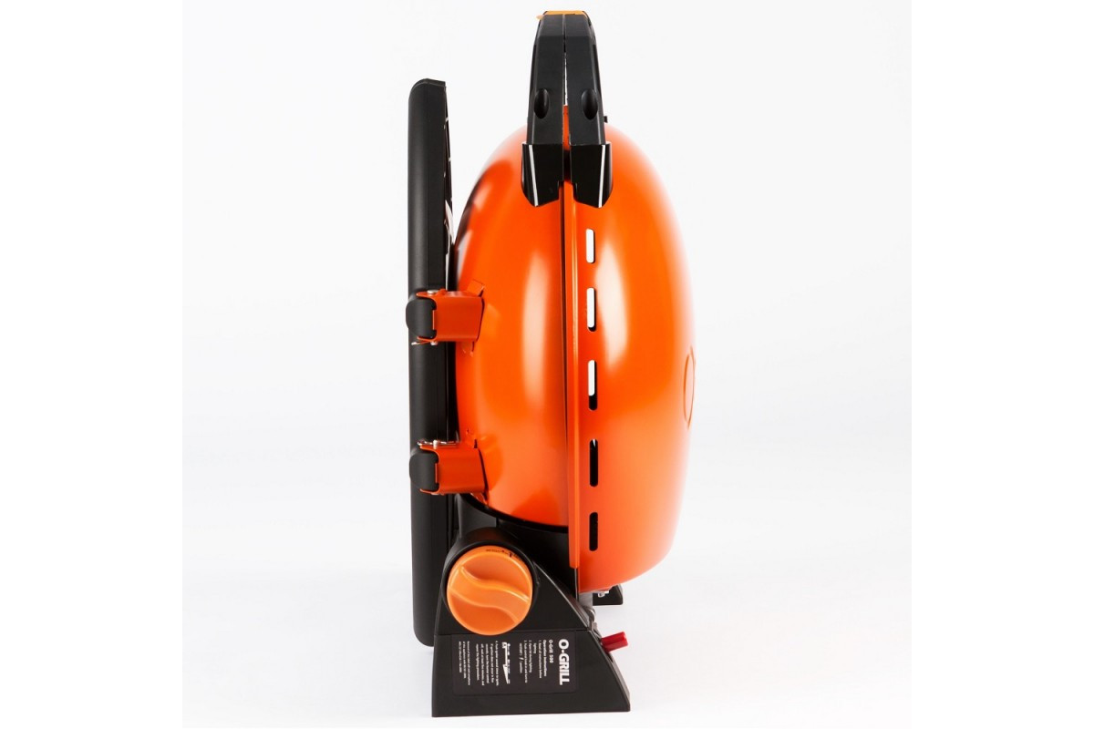Портативный газовый гриль O-grill 500 оранжевый (в комплекте адаптер тип А) - фото 6 - id-p184823469
