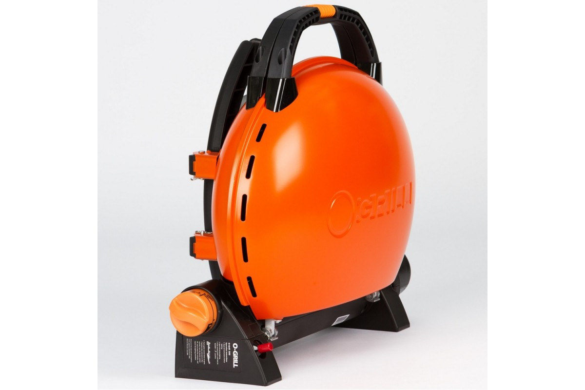 Портативный газовый гриль O-grill 500 оранжевый (в комплекте адаптер тип А) - фото 2 - id-p184823469