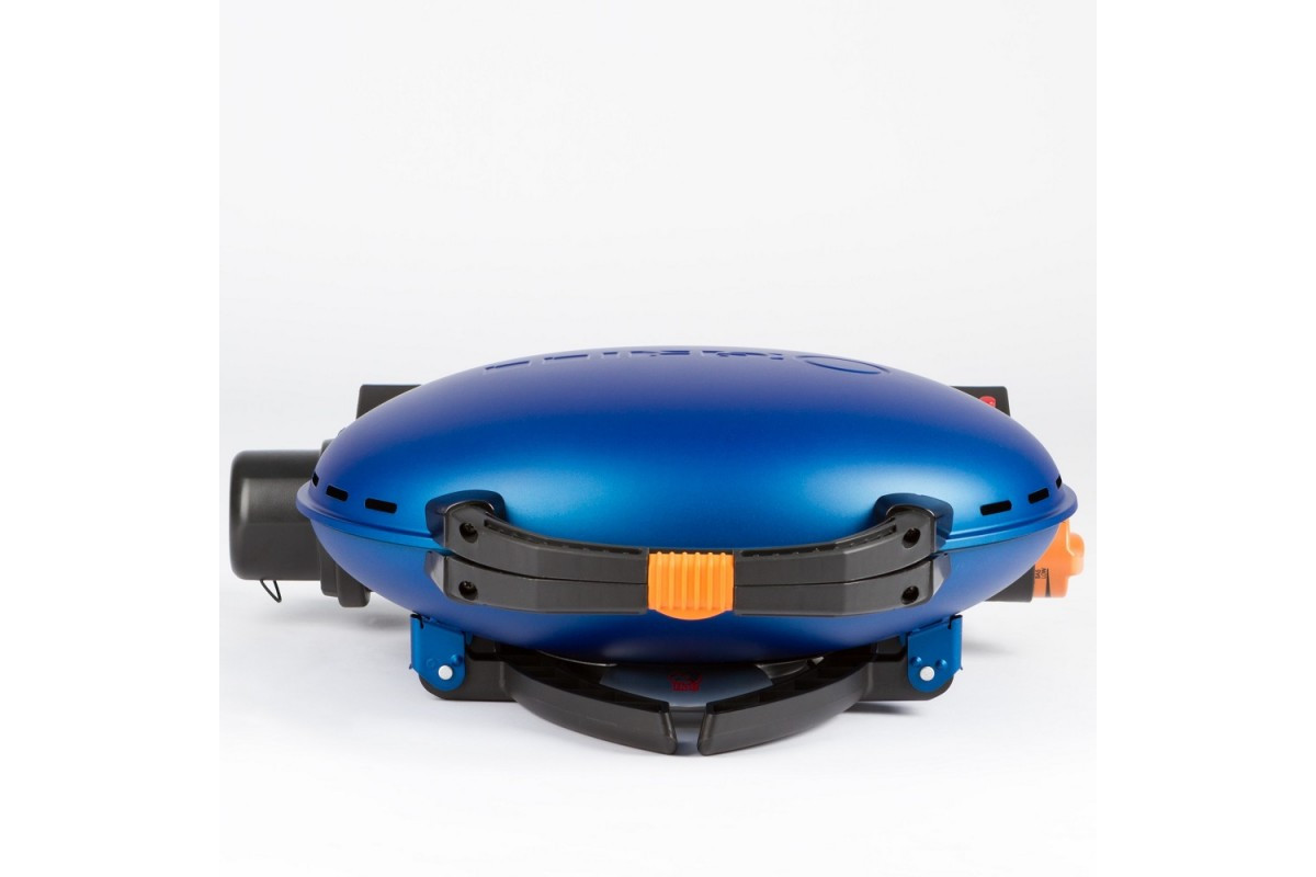 Портативный газовый гриль O-grill 500 синий (в комплекте адаптер тип А) - фото 8 - id-p184823593