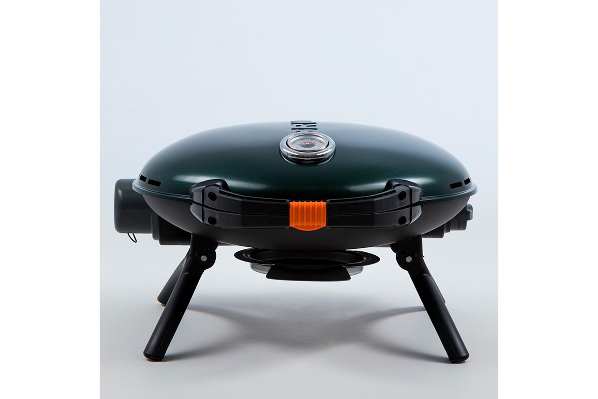 Портативный газовый гриль O-grill 700T зелено-черный (в комплекте адаптер тип А) - фото 10 - id-p184824108