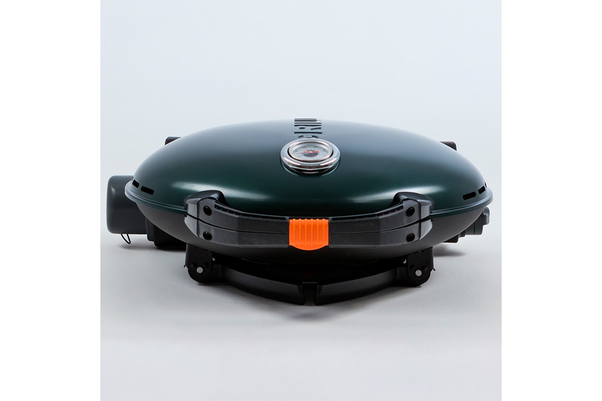 Портативный газовый гриль O-grill 700T зелено-черный (в комплекте адаптер тип А) - фото 8 - id-p184824108