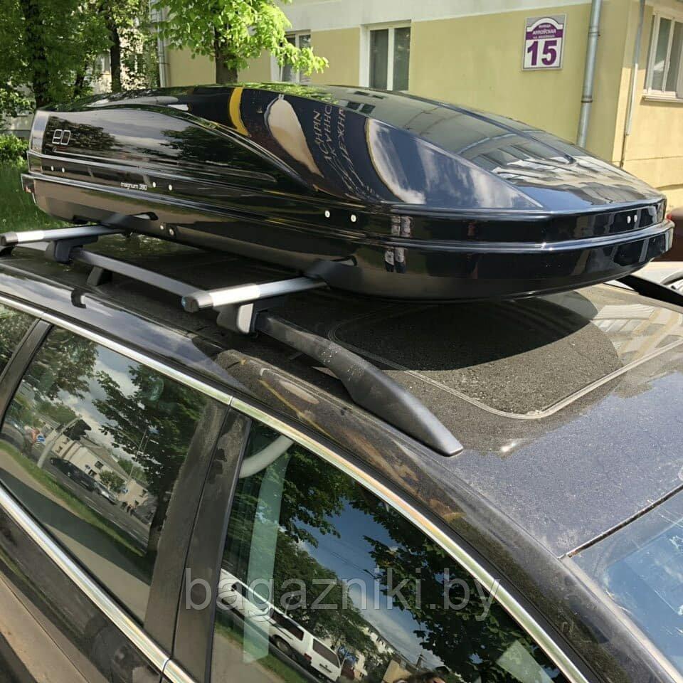 Автобокс Магнум 390 Евродеталь черный глянец (185х84х42см;390л) - фото 3 - id-p184824350