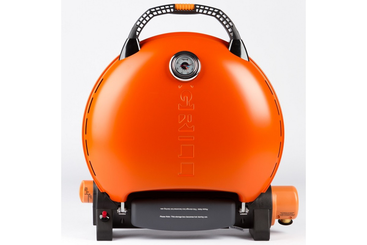 Портативный газовый гриль O-grill 700T оранжевый (в комплекте адаптер тип А) - фото 1 - id-p184824773