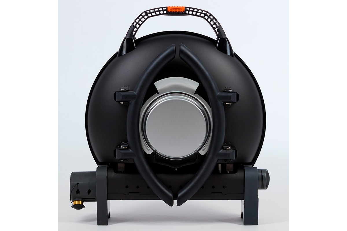 Портативный газовый гриль O-grill 900MT черно-золотой (в комплекте адаптер тип А) - фото 7 - id-p184825357