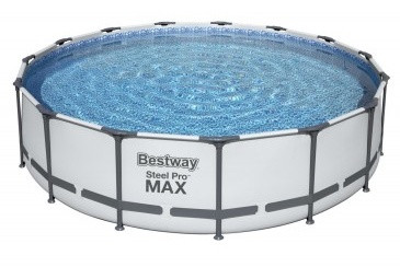 Бассейн каркасный Bestway Steel Pro MAX 457х107см (фильтр-насос, лестница, чехол) 56488 - фото 2 - id-p181534373