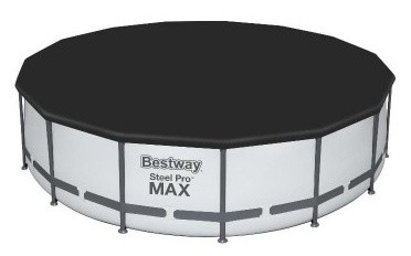 Бассейн каркасный Bestway Steel Pro MAX 457х107см (фильтр-насос, лестница, чехол) 56488 - фото 4 - id-p181534373