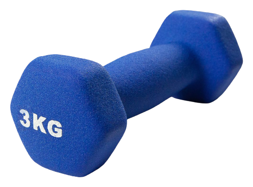 Гантели Atlas Sport Виниловая 3 кг (синий)
