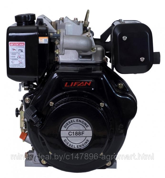 Двигатель Lifan Diesel 188F D25 - фото 4 - id-p165464629