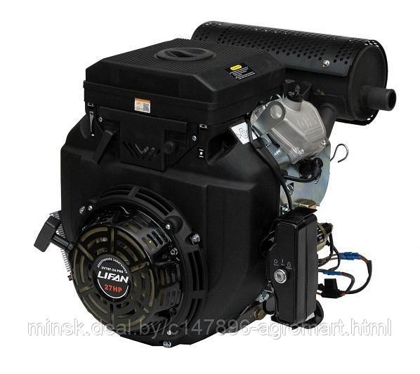 Двигатель Lifan LF2V78F-2A PRO(New), 27 л.с. D25, 20А, датчик давл./м, м/радиатор, ручн.+электр. зап - фото 3 - id-p165465213