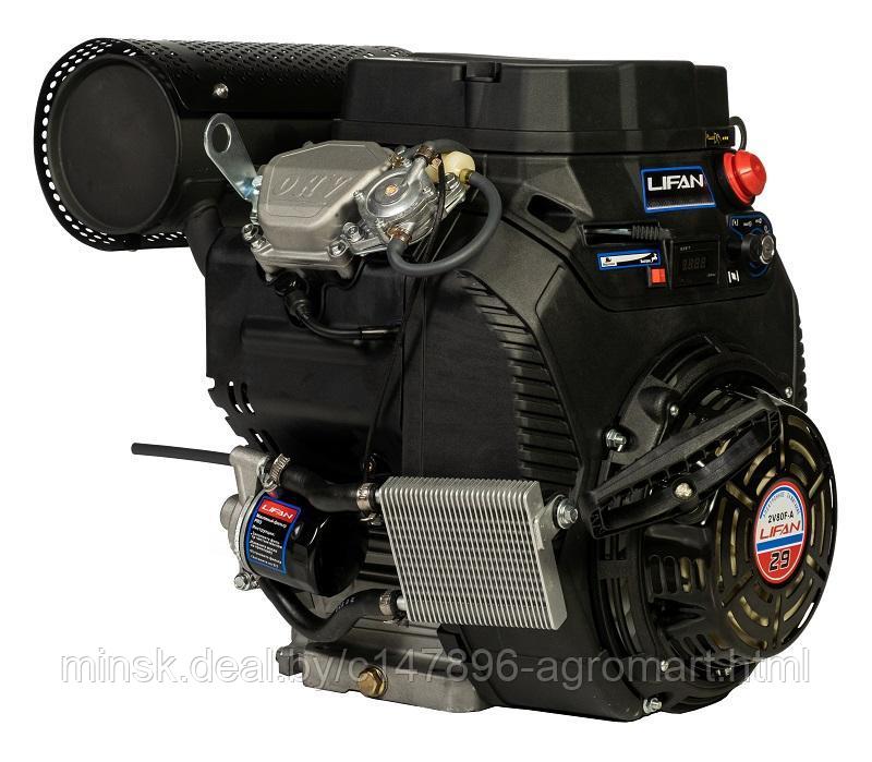 Двигатель Lifan LF2V80F-A, 29 л.с. D25, 3А, датчик давл./м, м/радиатор, счетчик моточасов - фото 3 - id-p165465300