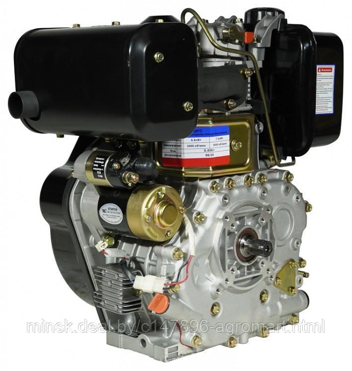 Двигатель Lifan Diesel 188FD D25, 6A шлицевой вал for 1300D - фото 2 - id-p180114103
