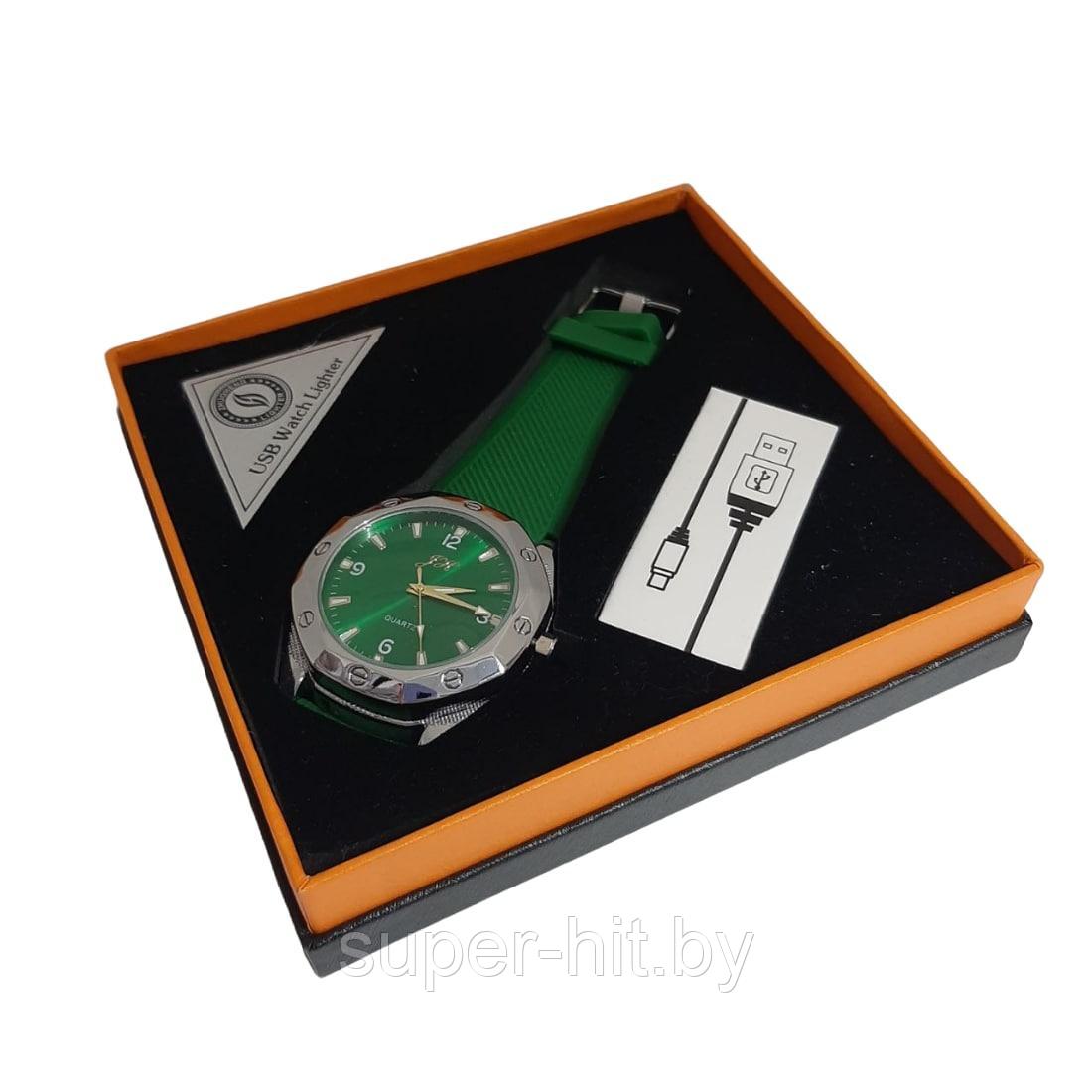 Подарочные часы с зажигалкой USB Watch Lighter (отвертка и сменный нагреватель в комплекте) - фото 1 - id-p184832580