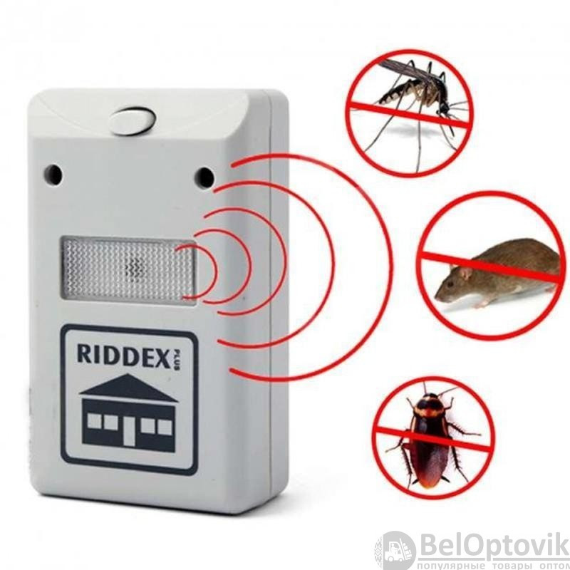 Отпугиватель грызунов, насекомых, тараканов Riddex Plus Repelling Aid - фото 5 - id-p109394715