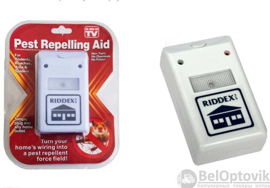 Отпугиватель грызунов, насекомых, тараканов Riddex Plus Repelling Aid - фото 6 - id-p109394715