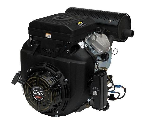 Двигатель Lifan LF2V78F-2A PRO(New), 27 л.с. D25, 20А, датчик давл./м, м/радиатор, ручн.+электр. зап - фото 3 - id-p162078750