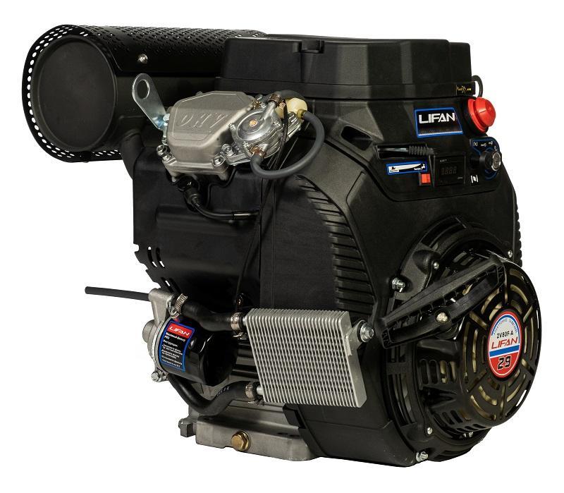 Двигатель Lifan LF2V80F-A, 29 л.с. D25, 20А, датчик давл./м, м/радиатор, счетчик моточасов - фото 5 - id-p162079103