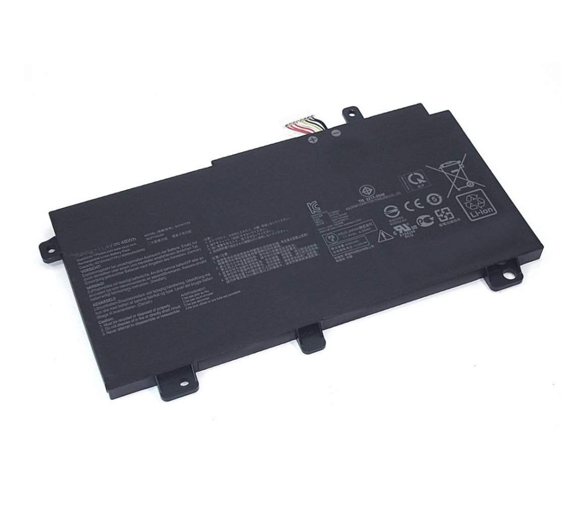 Аккумулятор (батарея) B31N1726 для ноутбука Asus FX504, 11.4В, 48Вт, черная