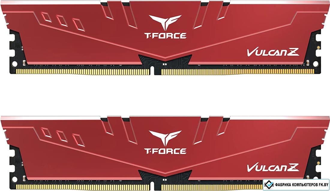Оперативная память Team T-Force Vulcan Z 2x16ГБ DDR4 3200 МГц TLZRD432G3200HC16FDC01 - фото 1 - id-p184835957
