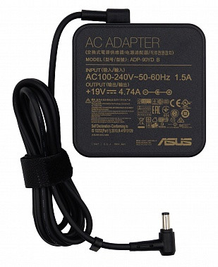 Оригинальная зарядка (блок питания) для ноутбука Asus ADP-90CD BB, ADP-90SB B, 90W, штекер 5.5x2.5 мм - фото 2 - id-p127165241