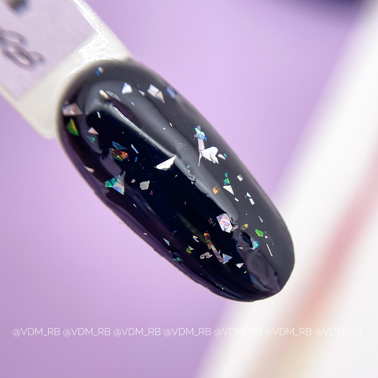 Топ Global Fashion с поталью HOLOGRAPHIC, 12 мл