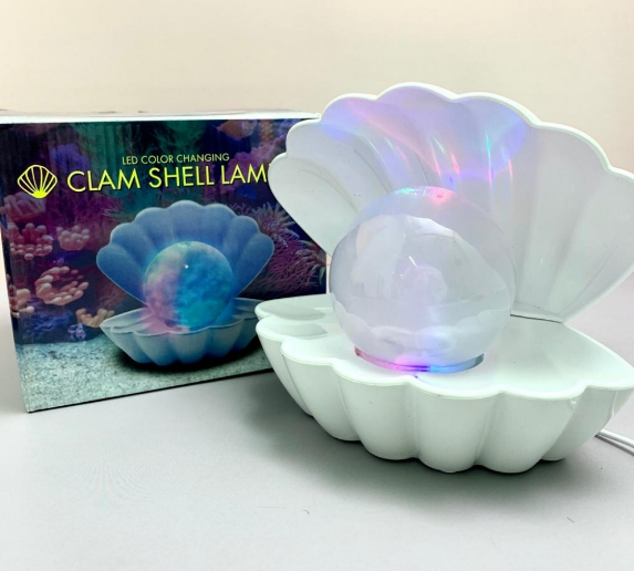 Ночник - светильник "Сокровища моря" Clam Shell Lamp (ракушка с жемчужиной) - фото 8 - id-p184841405