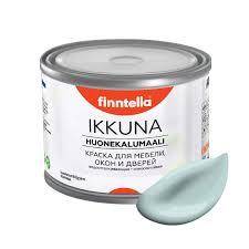 Краска для дерева IKKUNA WHITE для белых окон в скандинавском стиле (2,7 л) 3,5 кг (Finntella, Финляндия) - фото 4 - id-p184842183