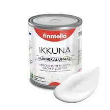 Краска для дерева IKKUNA WHITE для белых окон в скандинавском стиле (9 л) 10,35 кг (Finntella, Финляндия) - фото 3 - id-p184842266