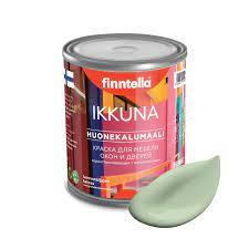 Краска для дерева IKKUNA COLOR цветная, яркая, для окон и дверей (0,45 л) (Finntella, Финляндия) - фото 4 - id-p184842778