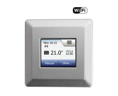 Программируемый терморегулятор OJ Microline MWD5-1999 с Wi-Fi, серебро - фото 1 - id-p184842897