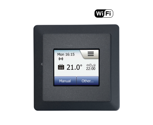 Программируемый терморегулятор OJ Microline MWD5-1999 с Wi-Fi, черный